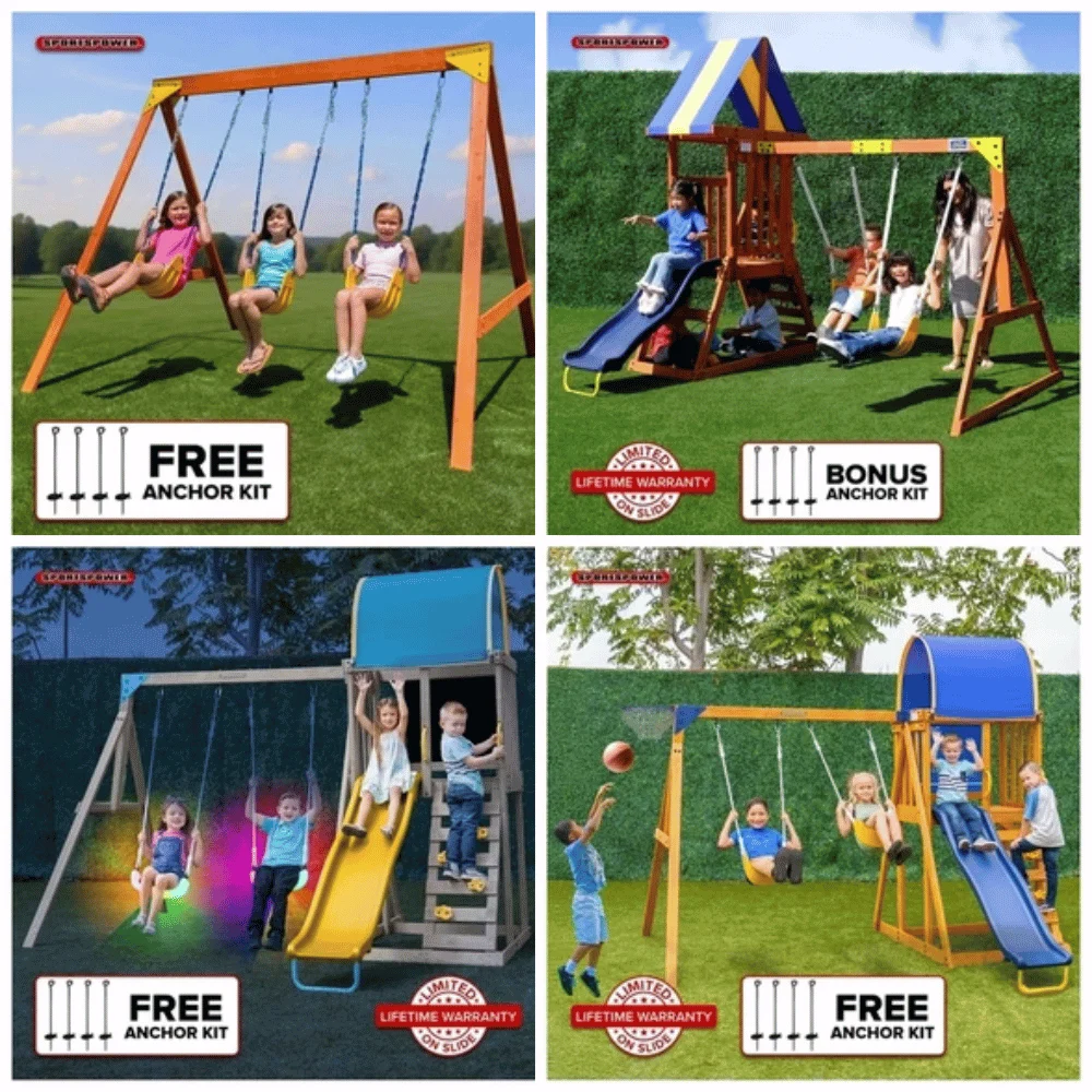 Swing Sets Deal: Save $100 on Kids Playground at Walmart