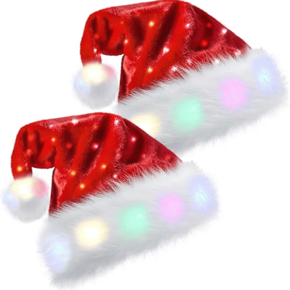 2-pack LED Christmas Hats Deal: Save 40% at Amazon