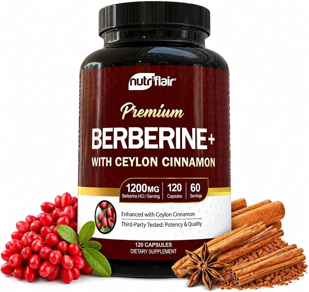 NutriFlair Berberine HCl 1200mg $20.xx (Reg. $28) at Amazon