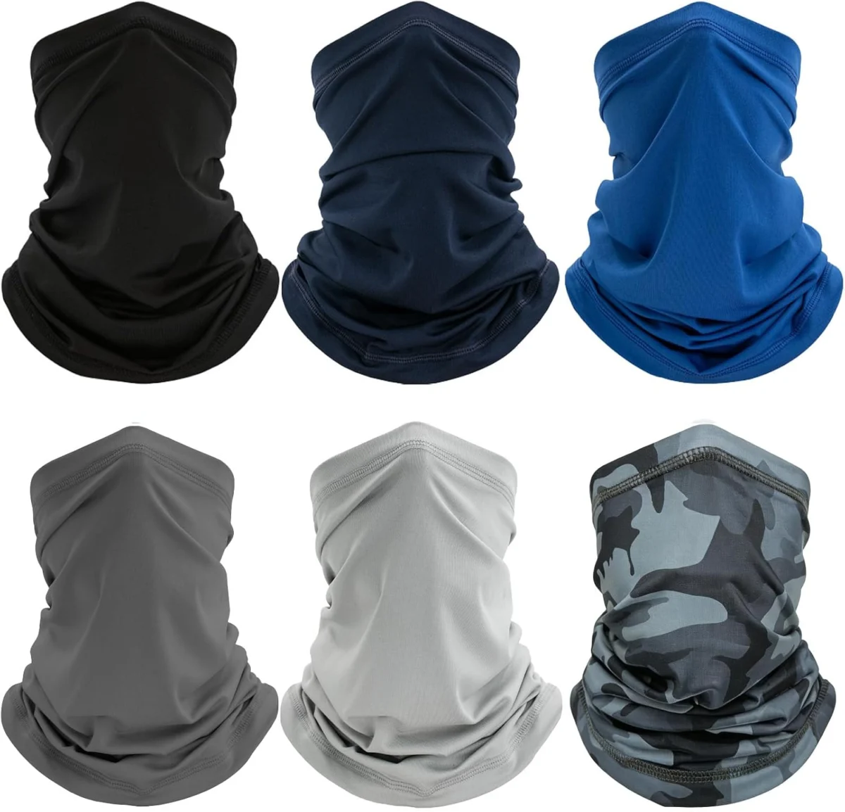 Arsvetu Neck Gaiter 6‑Pack $6.xx (Reg. $14) at Amazon