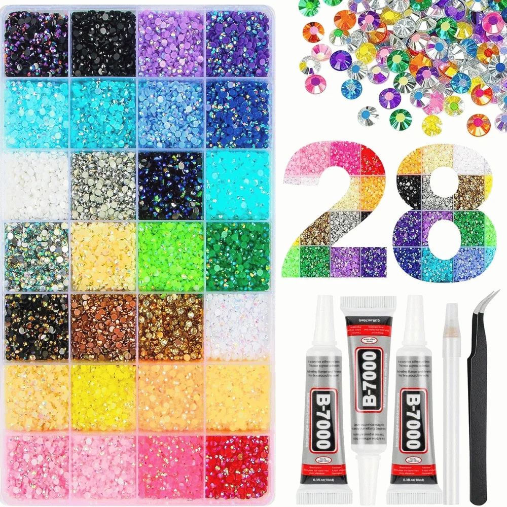 Bedazzling Kit 50000Pcs 28 Colors Deal: Save $6.xx at Amazon