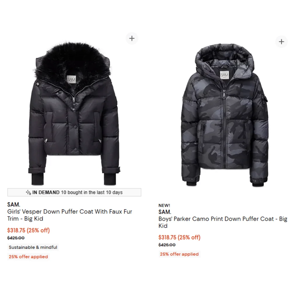 SAM Puffer Coats Deal: Save 25% at Bloomingdales
