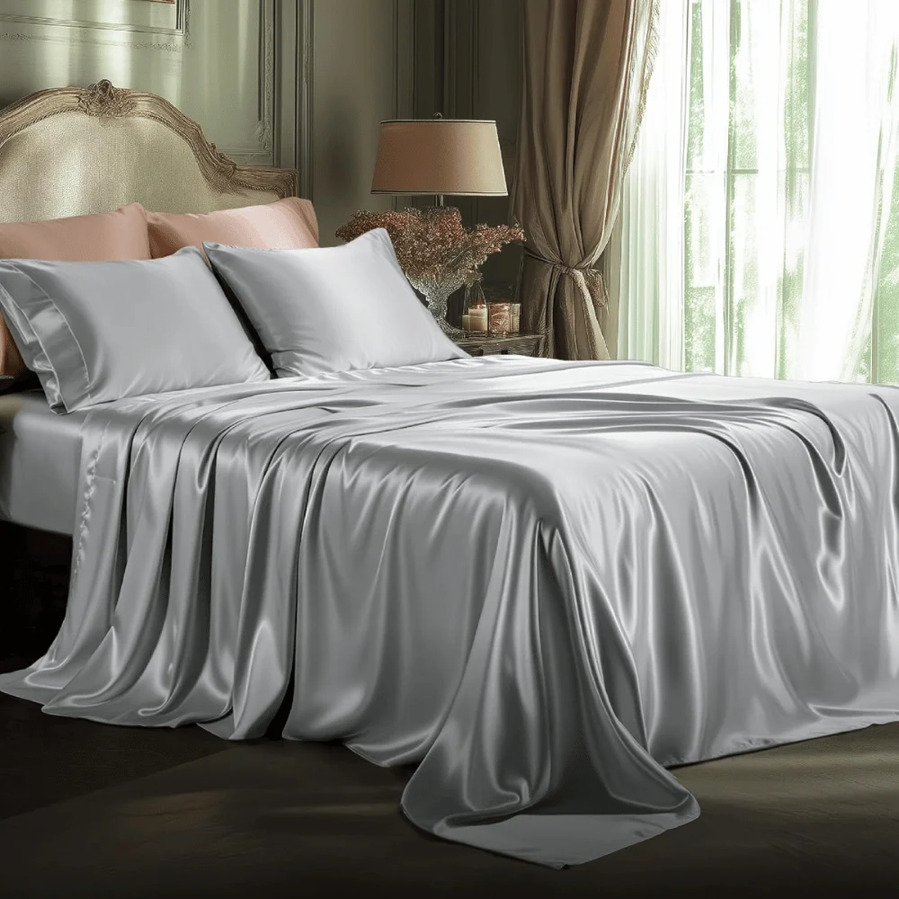 Bedsure Satin Sheets Queen Deal: Save $12.xx at Amazon