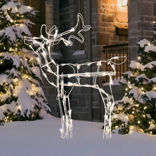 Light-Up Standing Buck Christmas Decoration Just $14.97 at Walmart