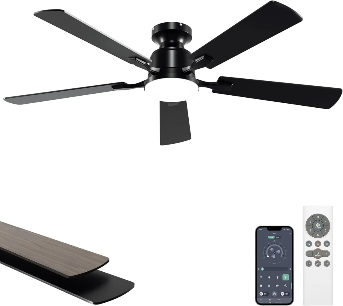 VOLISUN 52 Inch Ceiling Fan Only $36.xx (Reg. $56) at Amazon