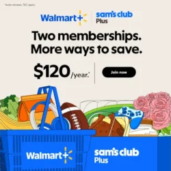 Sam’s Club Plus now includes Walmart+ – Saves them over $100 a year