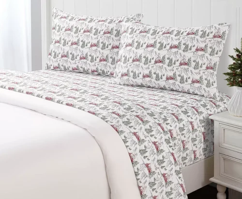 Macy’s Holiday Twin Sheet Set 3-Pc Just $7.99 (Reg $36)