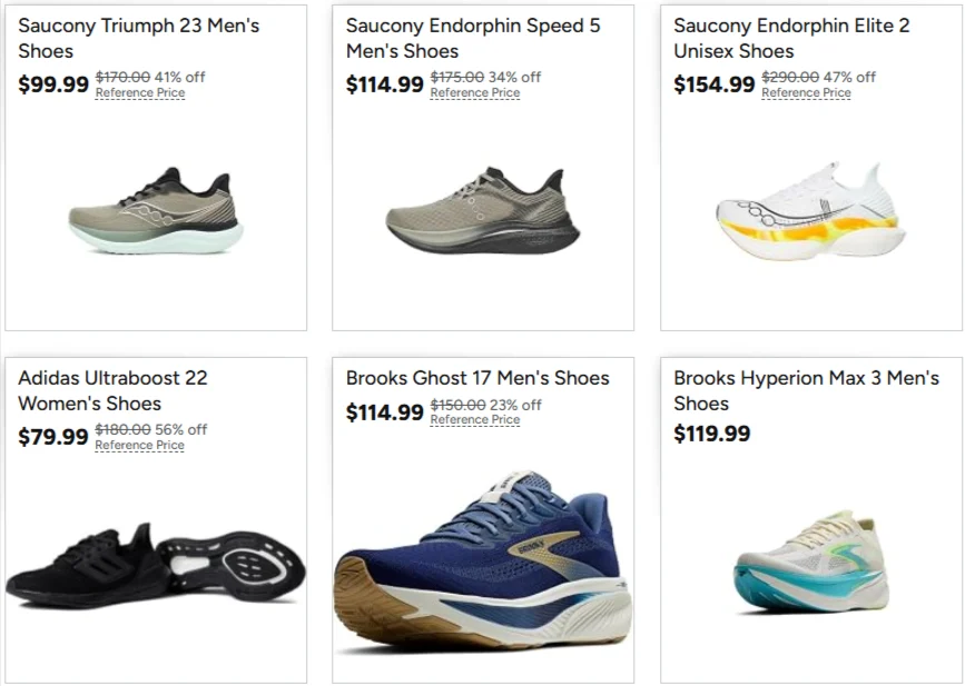 Saucony, Brooks & More Deal: Save 20% at Woot