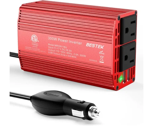BESTEK 12V to 110V Car Power Inverter Only $19.xx (Reg $35)