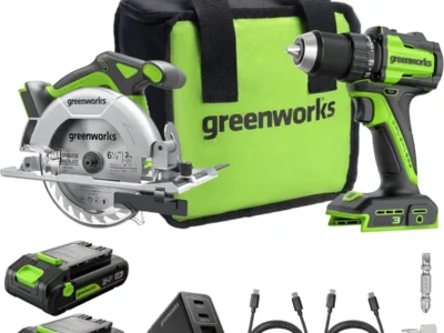 .xx Reg $199 GREENWORKS 24V Brushless Cordless Drill & Circular Saw Combo at Amazon