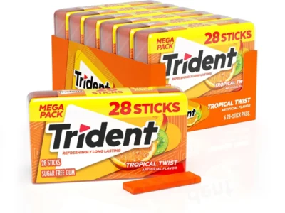 Reg $19 Trident Tropical Twist Sugar-Free Gum, 168 Pieces at Amazon