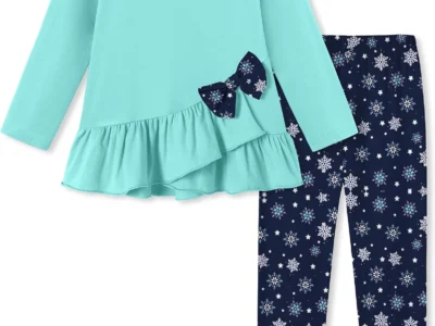 Amazon : Toddler Girl Clothes 18M-8T Girls Fall Winter Outfit 2Pcs Set $14.xx (Reg$17) + Free Prime Shipping. #Ad
