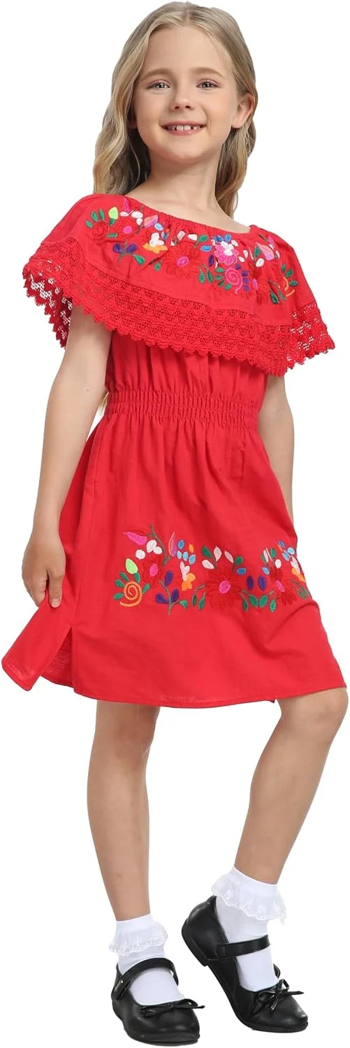 YZXDORWJ Mexican Dress for Girls Only $22.xx (Reg. $26) at Amazon