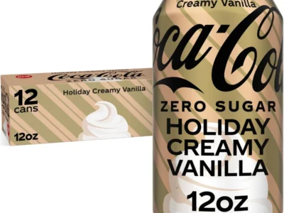 12-Pack Coca-Cola Zero Sugar Holiday Creamy Vanilla Soda (12 oz each) $7.xx at Amazon