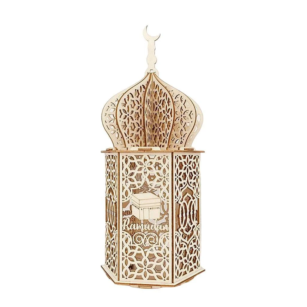 YWMJZEU Gold Wooden Lantern Only $11.99 (Reg. $15) at Walmart