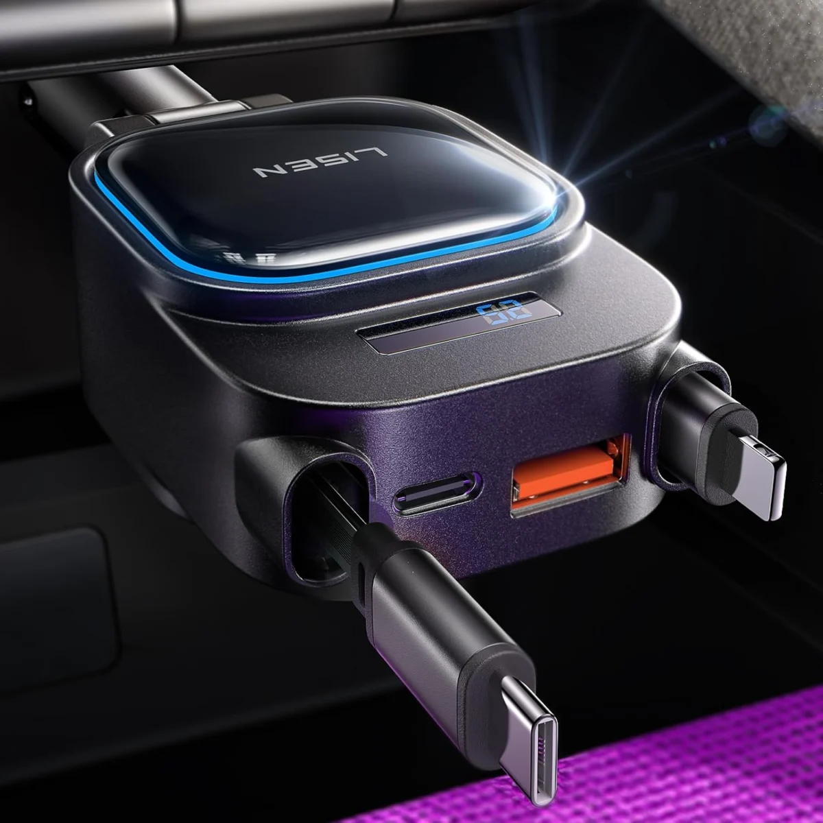 Lisen 96W 4-in-1 Car Charger Only $9.xx (Reg. $30) at Amazon
