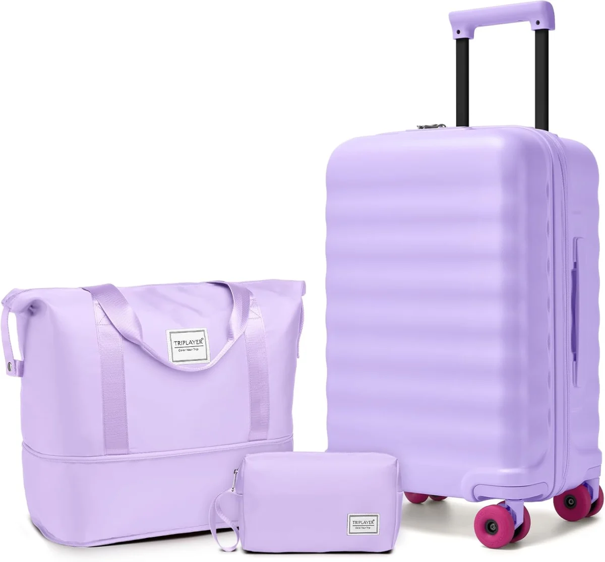 TRIPLAYER 3-Piece Carry On Luggage Set Just $99.xx at Amazon