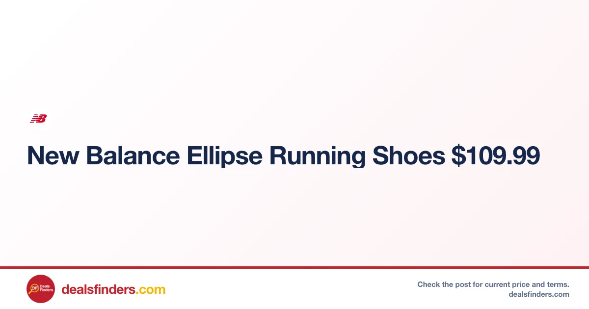 New Balance Ellipse Running Shoes Only $109.99 at Newbalance