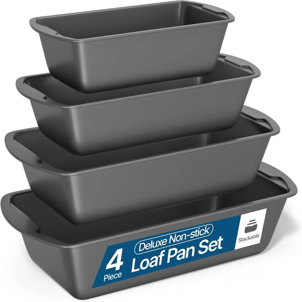 Loaf Pan Set 4-Piece Kitchen Deal: Save $2.xx at Amazon