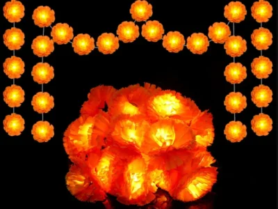 10FT Marigold Flower LED String Lights Deal at Walmart