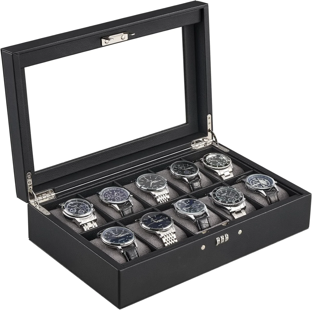 10-Slot ProCase Lockable Watch Case Only $23.xx at Amazon