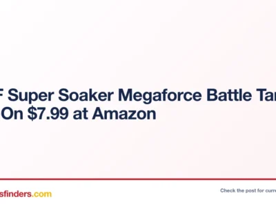 NERF Megaforce Battle Tank Ride-On Only $7.xx (Reg. $14) at Amazon