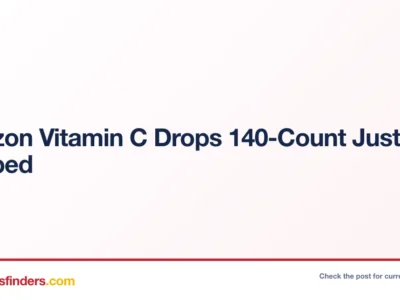 Vitamin C Drops 140-Count Just $2.xx Shipped at Amazon