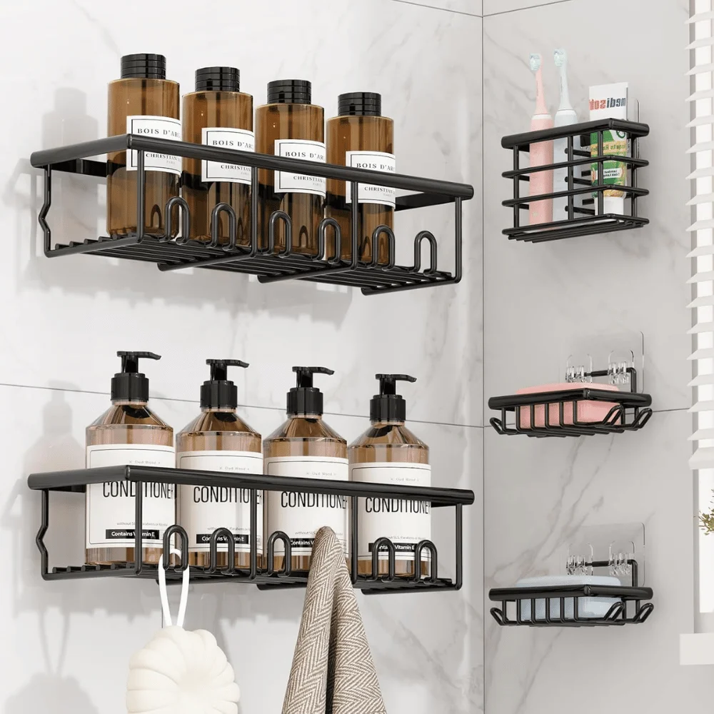 5 Pack Adhesive Bathroom Holders Deal: Save $6.xx at Amazon