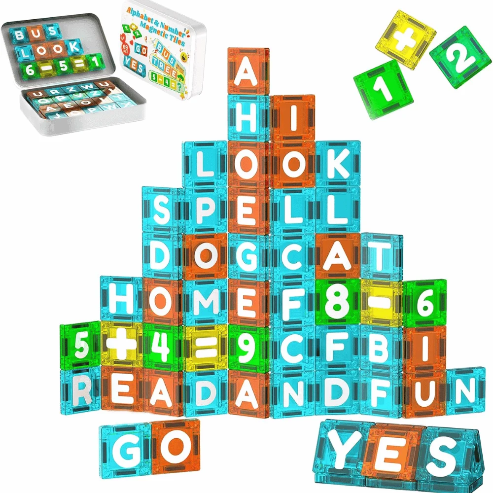 Magnetic Tiles Letters & Numbers Deal: Save 53% at Amazon