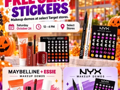 Target: Free Halloween Gem Stickers and Beauty Demos on October 24