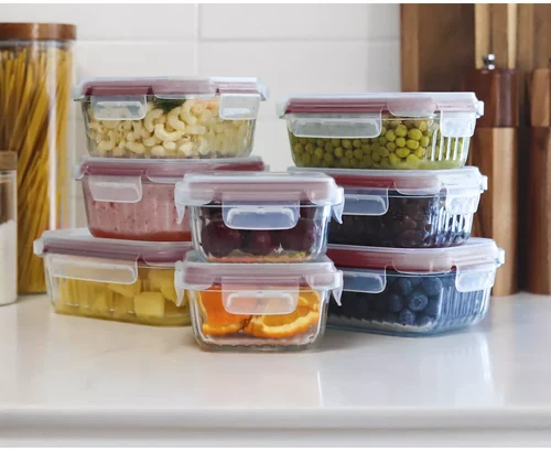 16 Piece Fluted Glass Storage Set ONLY $19.99 (Reg $58) at Macy’s