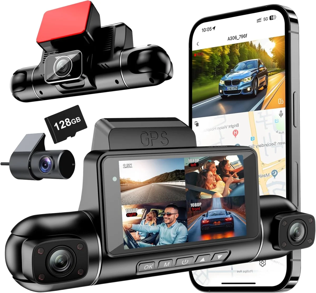 TORINKIND 4 Channel 360° Dash Cam Only $75.xx (Reg. $89) at Amazon