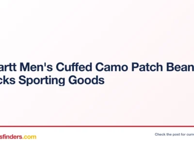 Carhartt Men’s Cuffed Camo Patch Only $14 at Dick’s Sporting Goods