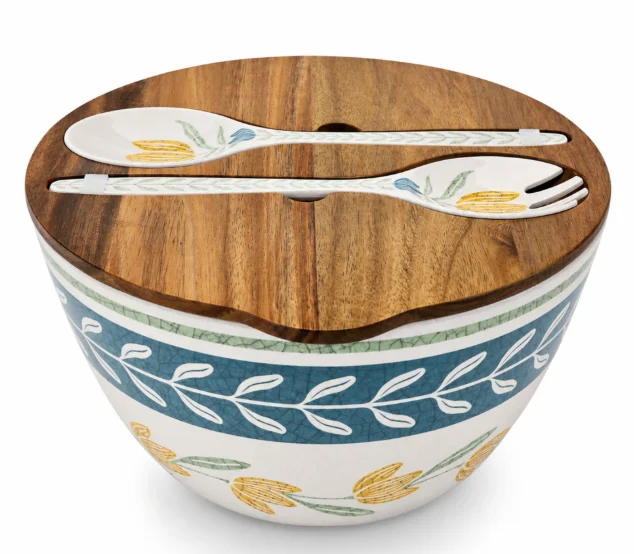 Bamboo Salad Serving Set Deal: Save $7.64 at Walmart