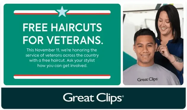 Great Clips: Free Veterans Day Haircut or Haircut Card on November 11