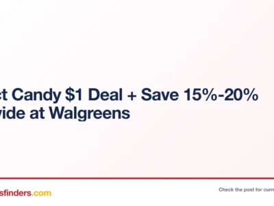 Select Candy $1 Deal + Save 15%-20% Sitewide at Walgreens
