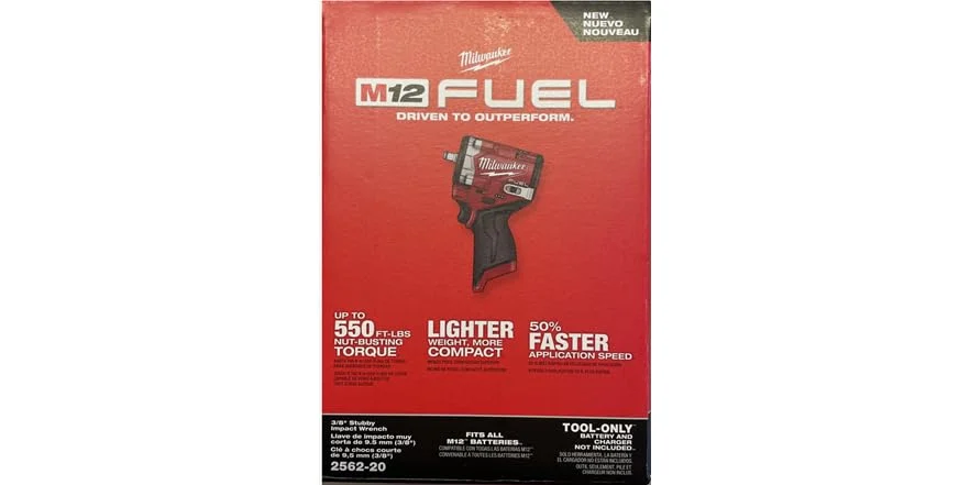Milwaukee 2562-20 M12 Impact Wrench Only $153.xx at Woot