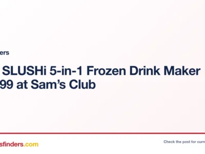 Ninja SLUSHi 5-in-1 Frozen Drink Maker $169.99 at Sam’s Club