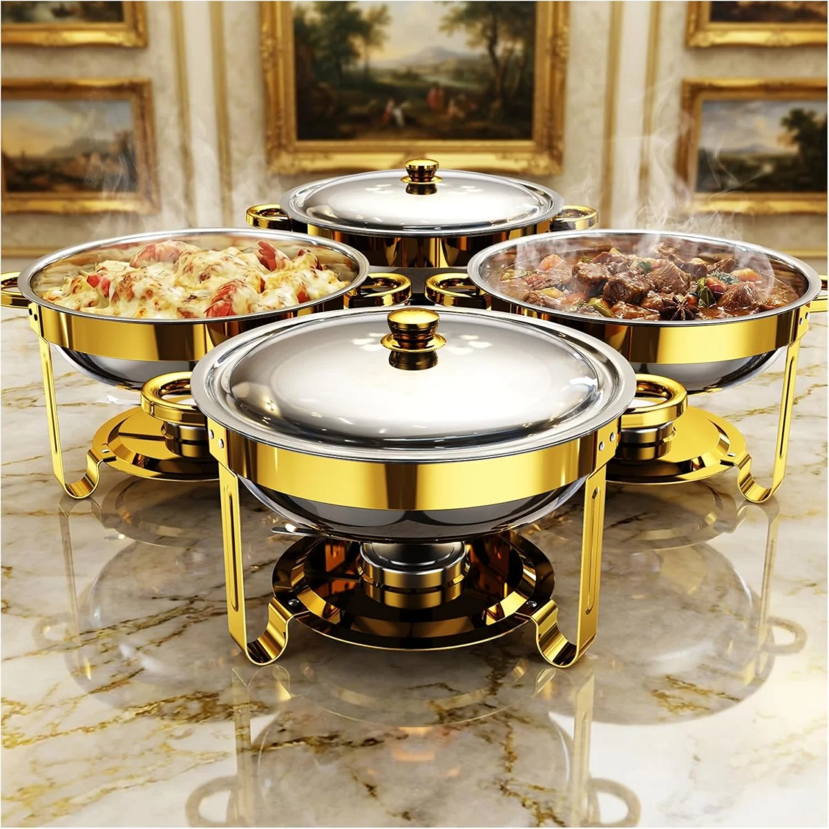 4-Pack Chafing Dish Sets Only $63.xx (Reg. $127) at Amazon