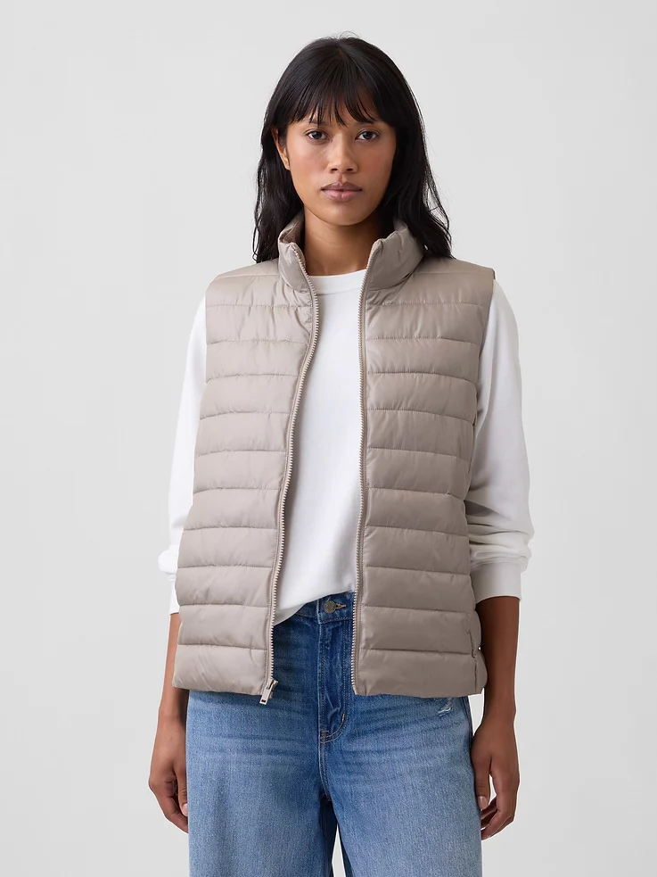 Relaxed Puffer Vest Only $17.33 (Reg. $60) at Gap