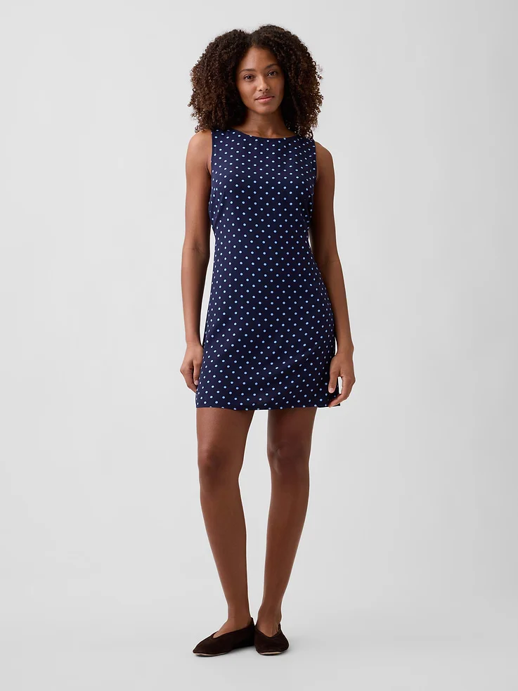 Print Sleeveless Mini Dress Just $10.20 at Gap