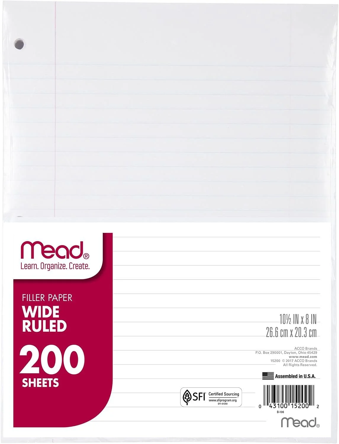 Mead Loose Leaf Paper Only $5.xx (Reg. $8) at Amazon