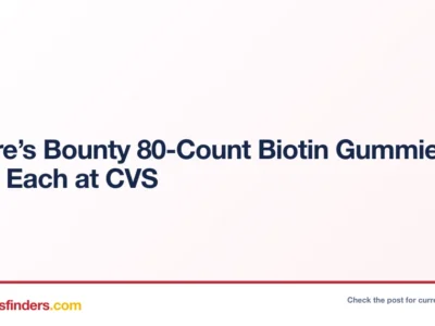 Nature’s Bounty Biotin Gummies Only $5.75 at CVS
