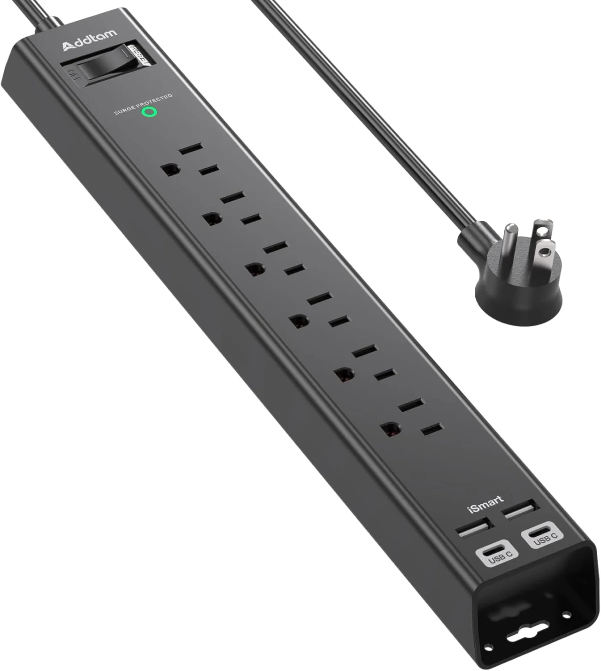 Addtam 10-Outlet Surge Protector Only $9.xx (Reg. $20) at Amazon