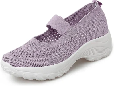 Amazon :Women’s Knitting Platform Wedge Walking Shoes $19.xx (Reg$46) + Free Prime Shipping. #Ad