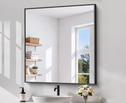 Metal Framed Bathroom Wall Mirror Deal: Save $30