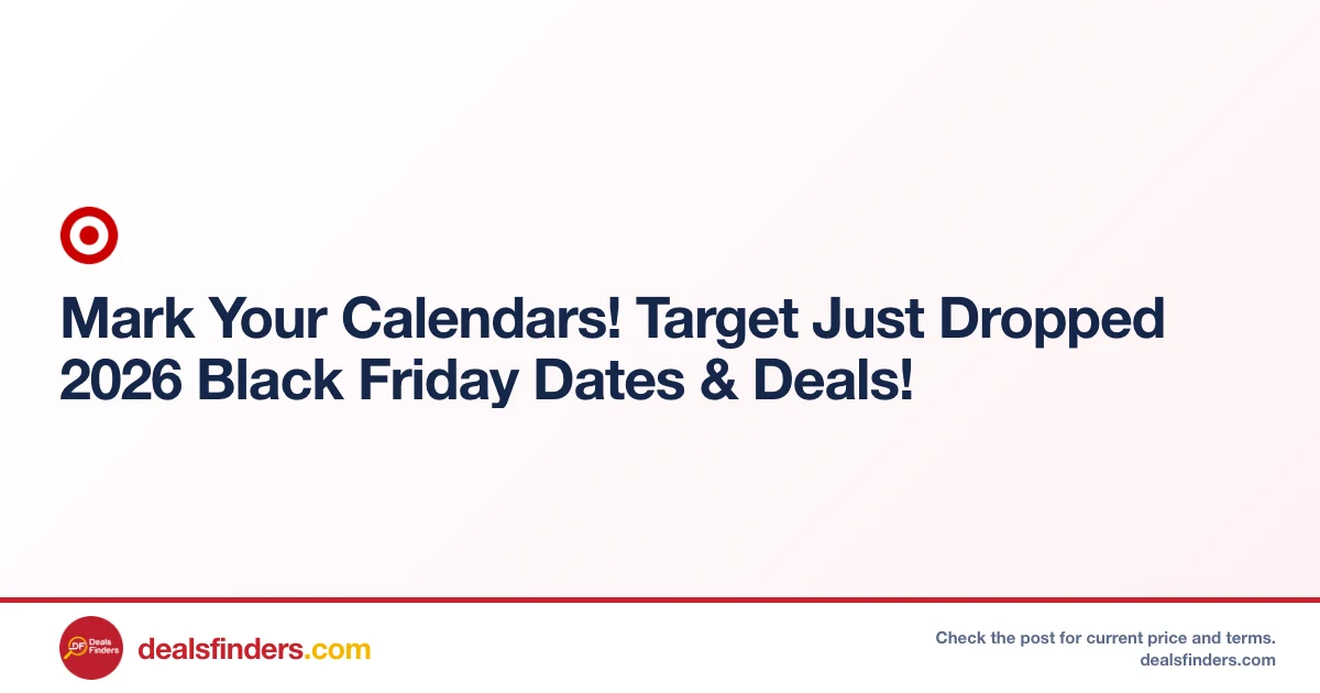 2026 Black Friday Dates & Deals at Corporate