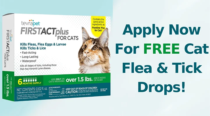 Free TevraPet Cat Flea & Tick Drops – Apply at Tevrapetinsiders