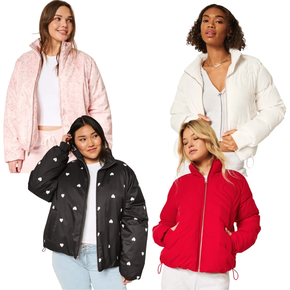 Zip-Up Puffer Jacket Deal: Save $62 at Hollister