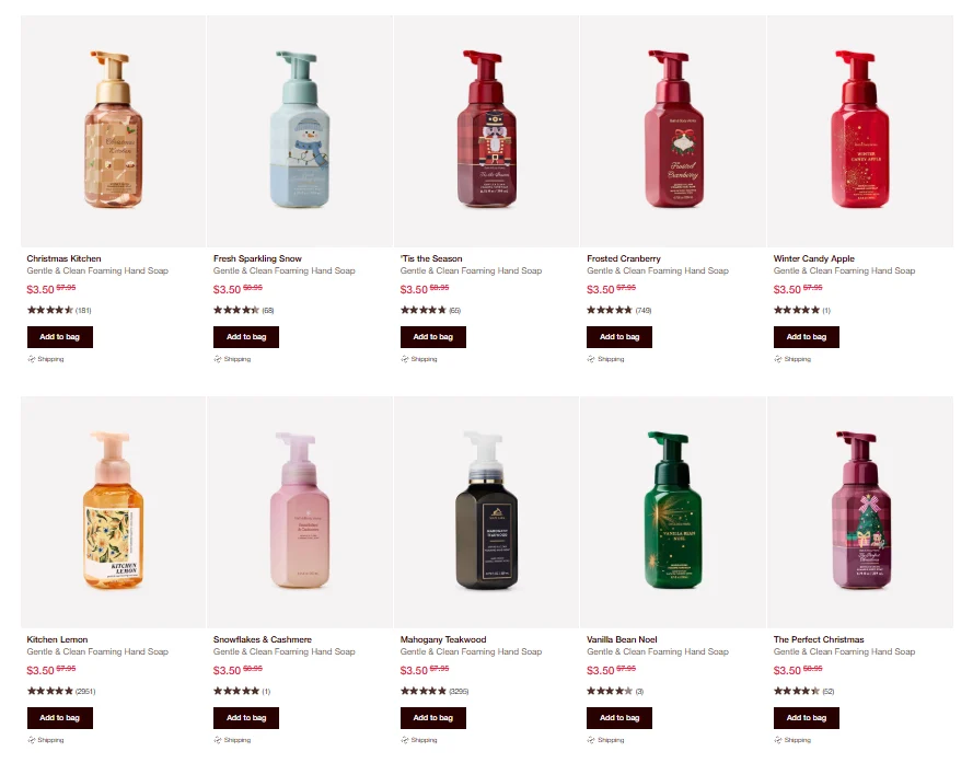 Foaming Hand Soap Deal: Save $5.45 at Bath & Body Works